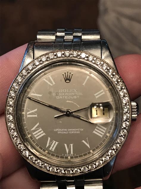 rolex datejust scratches